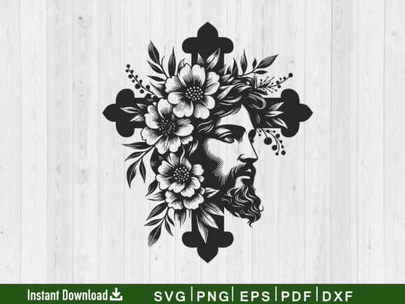 Download Floral Cross SVG, Christian Svg Vector - Premium Resources