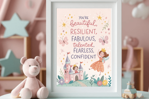 Download Princess Motivational Kids Poster - Princess Collection