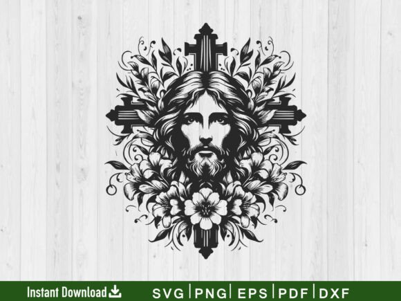 Download Floral Cross SVG, Christian Svg Vector - Premium Resources
