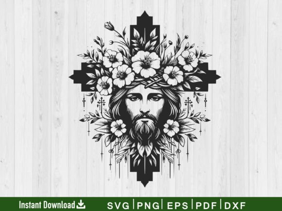 Download Floral Cross SVG, Christian Svg Vector - Premium Resources